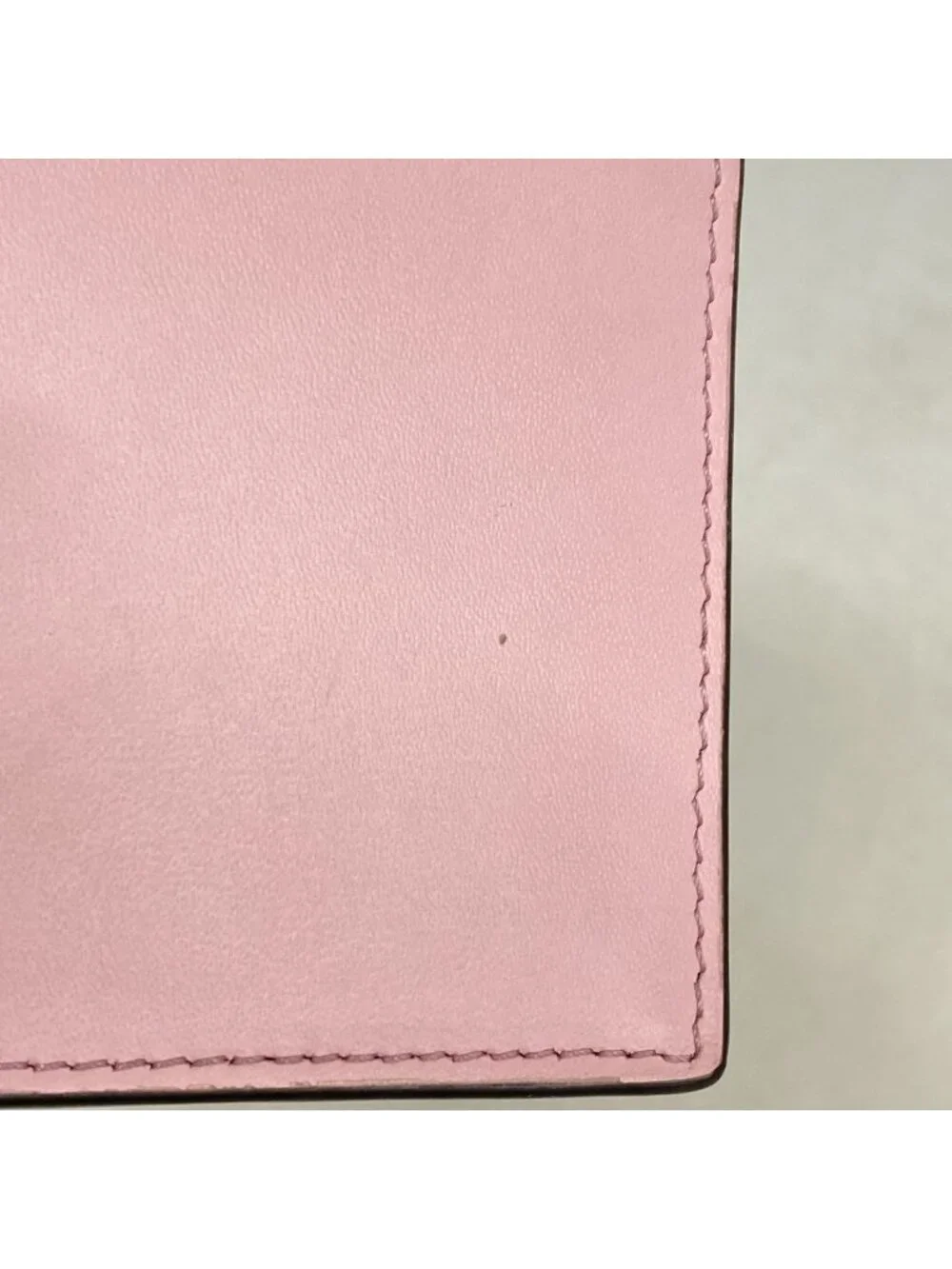 Fendi Wallet Leather Pink Gold